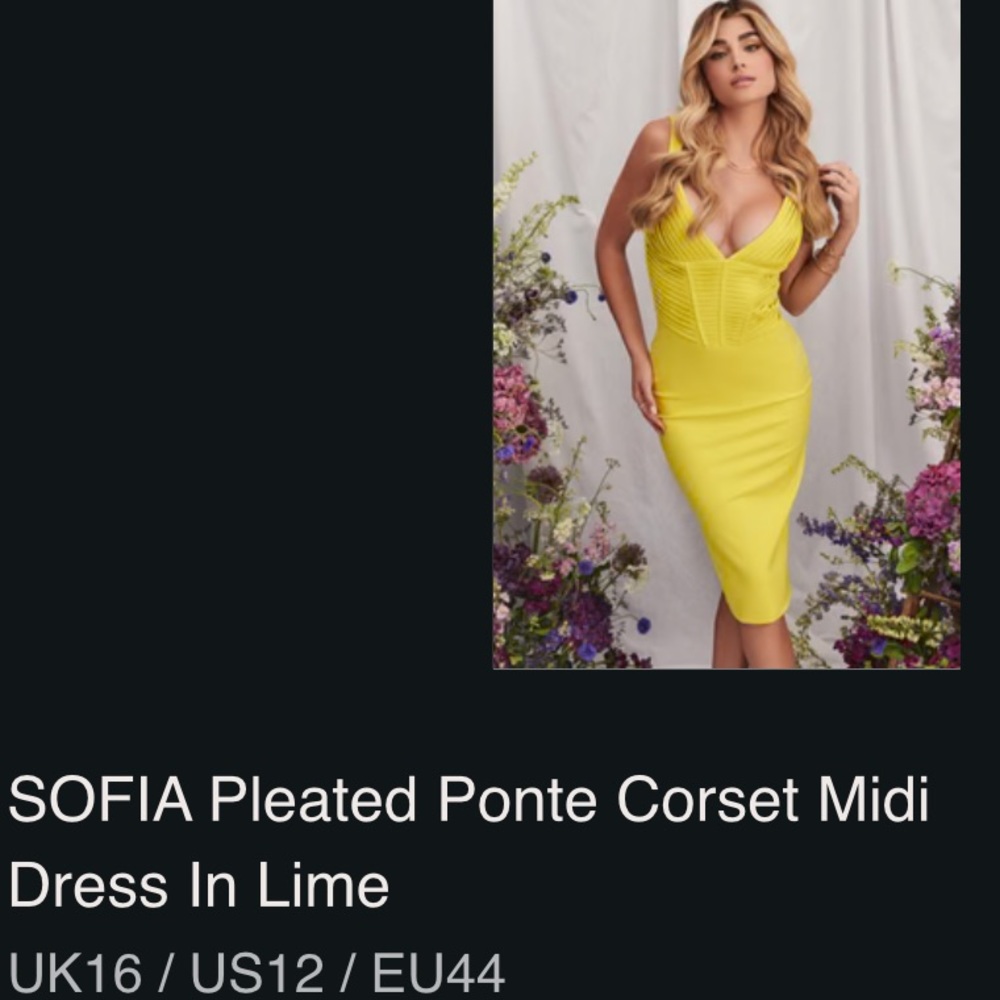 size 12 lavish Alice midi dress perfect for spring.